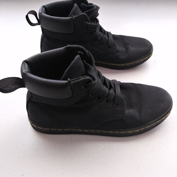 Dr.Martens Maelly Black Canvas Sneaker Skater Streetwear Grunge Size 6 - Picture 6 of 16